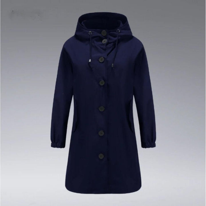Koami- Waterdichte regenjas met capuchon dames
