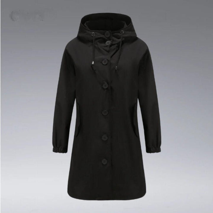 Koami- Waterdichte regenjas met capuchon dames