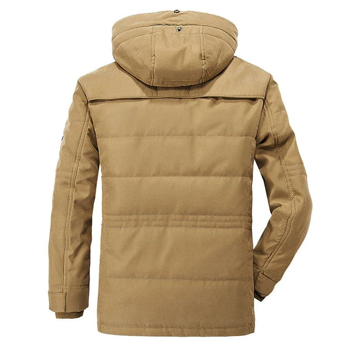 Heren Winterjas fleece voering gewatteerd