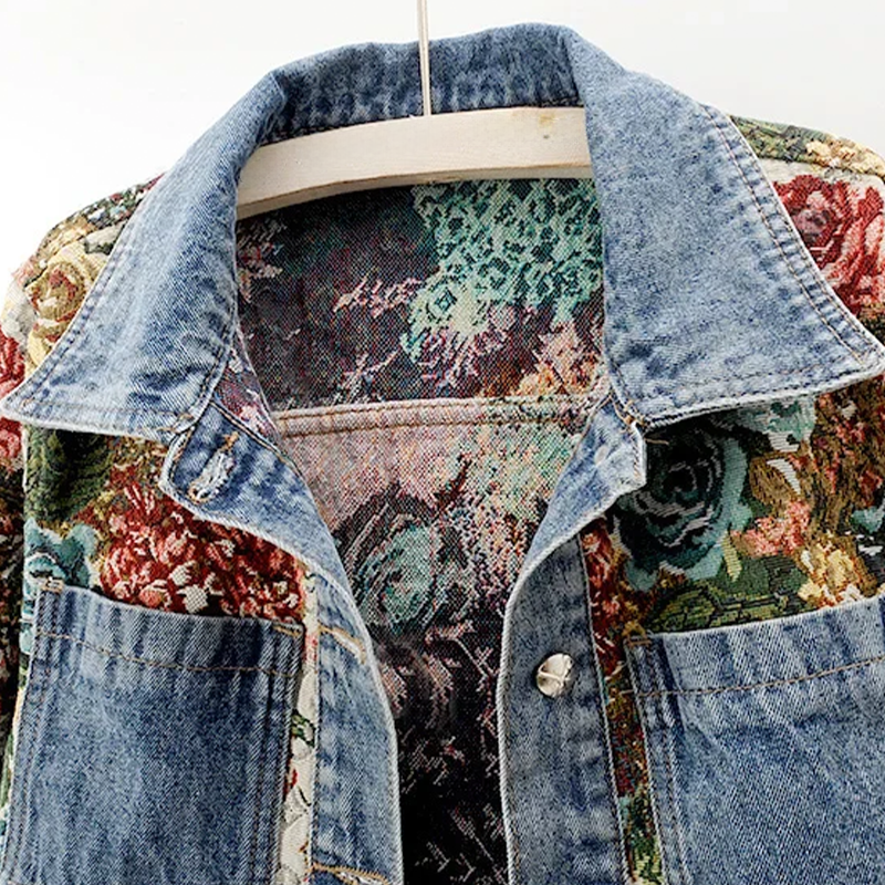 Floral spijkerjas voor dames - July