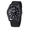 Robuuste Horloge in Militaire Stijl met Verlicht Wijzerplaat