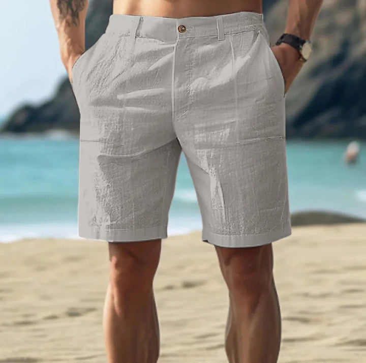 Casual linnen shorts voor heren voor zomerdagen