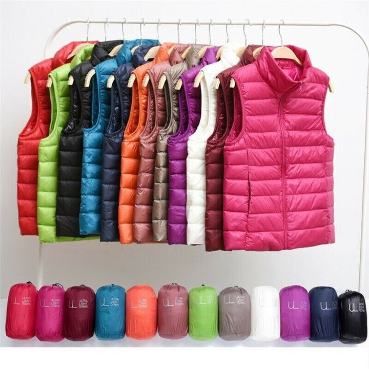 Winddichte dames bodywarmer met ritssluiting