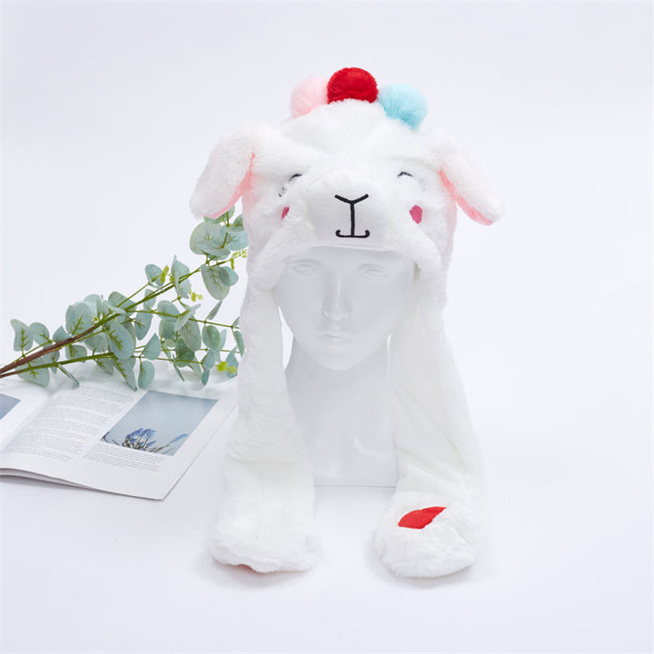 Bounce Bunny - Schattige Muts met Bewegende Oortjes