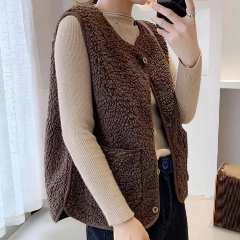 Trendy Warm Vest voor Dames
