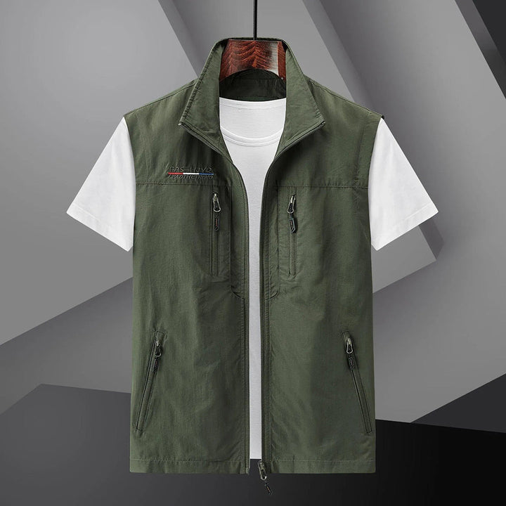 Multi-Pocket Utility Heren Zomerreisvest