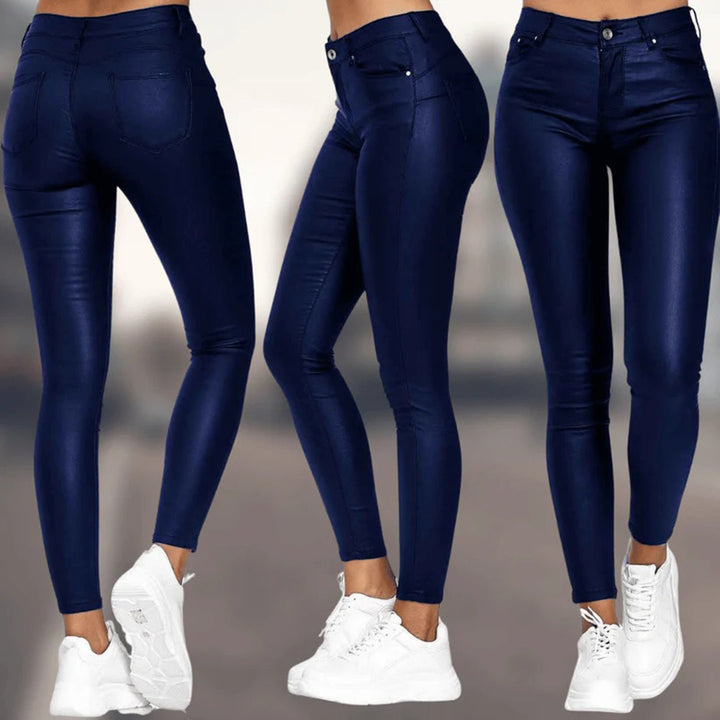 Blauwe broek voor dames