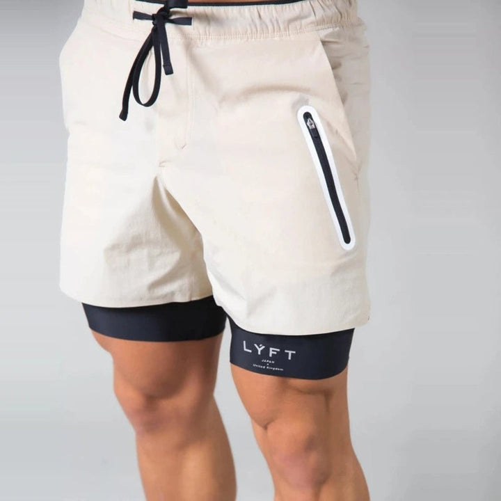 2-in-1 Sport- en Trainingsshort Herren