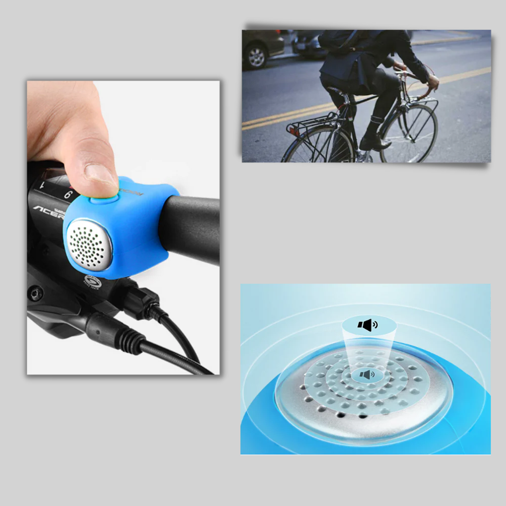 Fietshoorn – Compacte siliconenhoorn met helder geluid