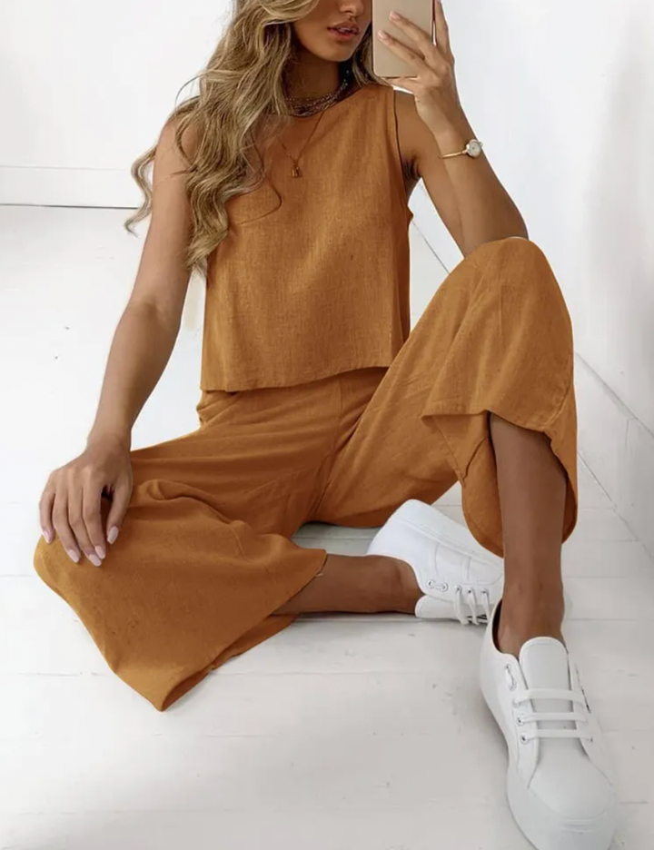 Stijlvolle tweedelige dames kleding set