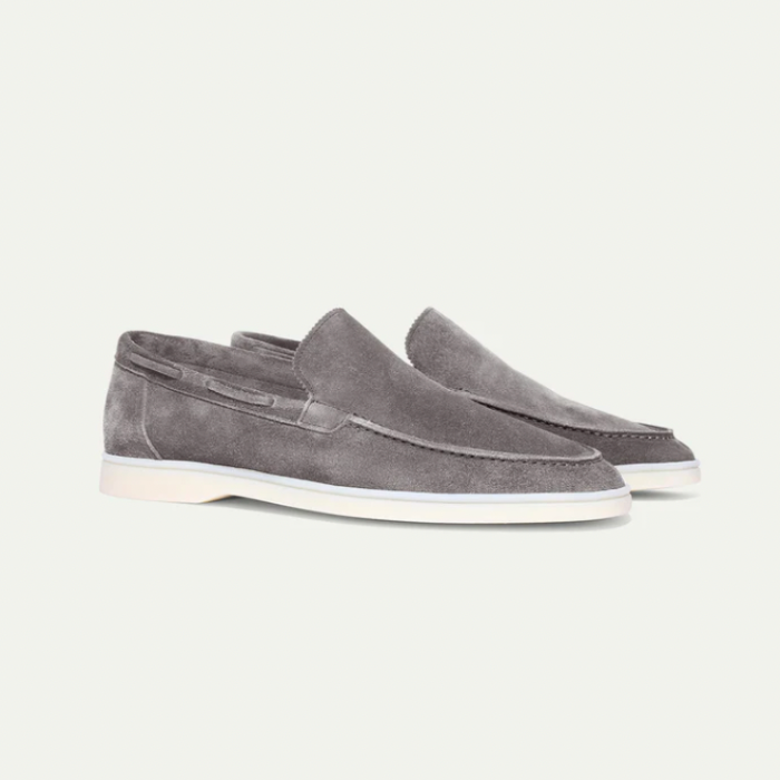 Milan – Luxe Handgemaakte Suède Loafers voor Heren