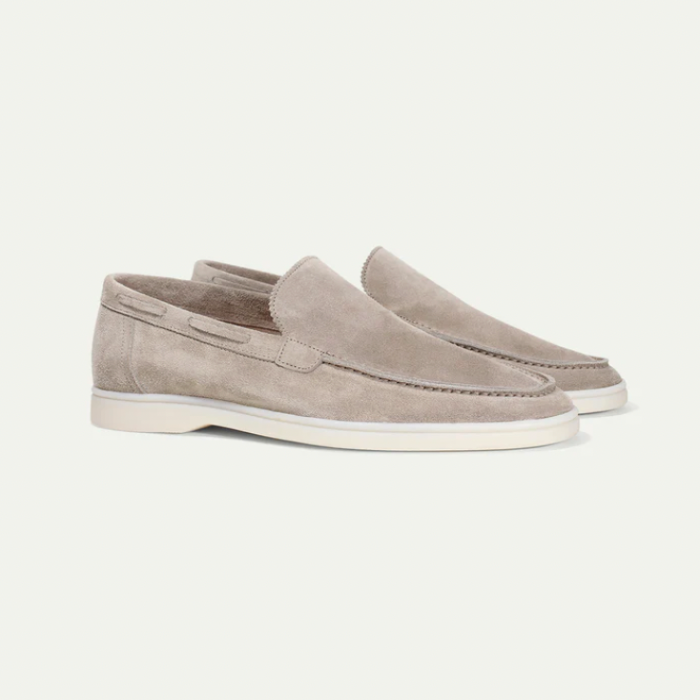 Milan – Luxe Handgemaakte Suède Loafers voor Heren
