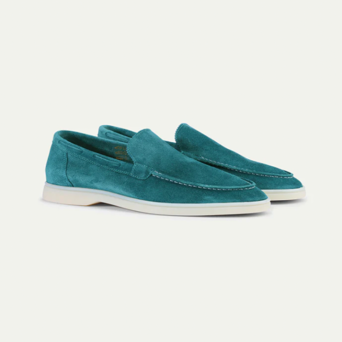 Milan – Luxe Handgemaakte Suède Loafers voor Heren