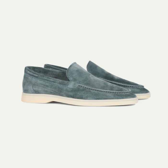 Milan – Luxe Handgemaakte Suède Loafers voor Heren