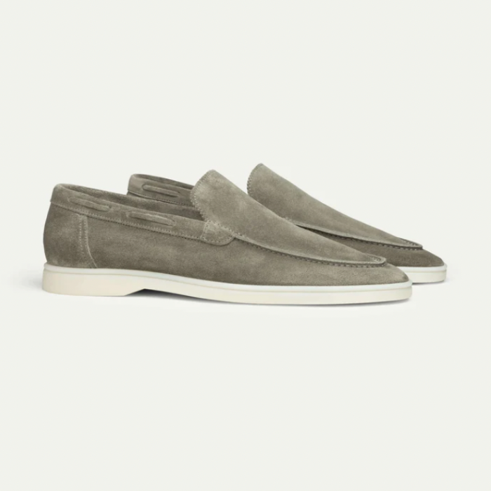 Milan – Luxe Handgemaakte Suède Loafers voor Heren
