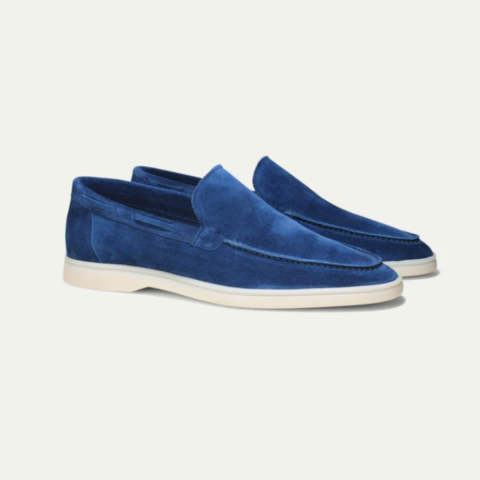 Milan – Luxe Handgemaakte Suède Loafers voor Heren