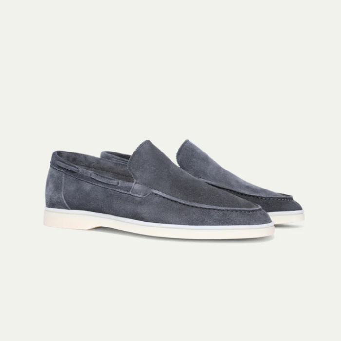 Milan – Luxe Handgemaakte Suède Loafers voor Heren