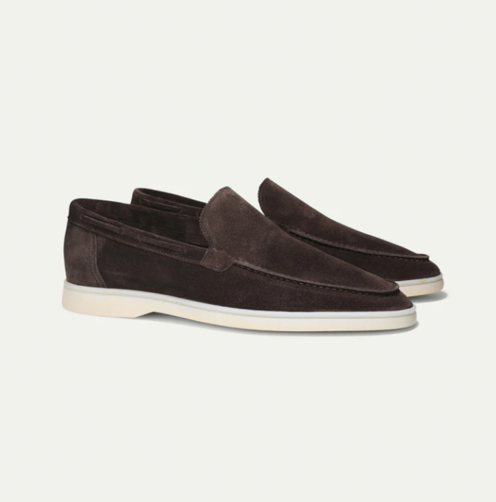 Milan – Luxe Handgemaakte Suède Loafers voor Heren