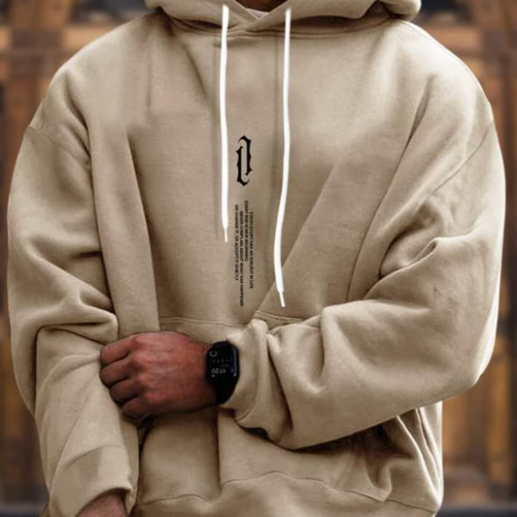 Comfortabele en stijlvolle herenhoodie