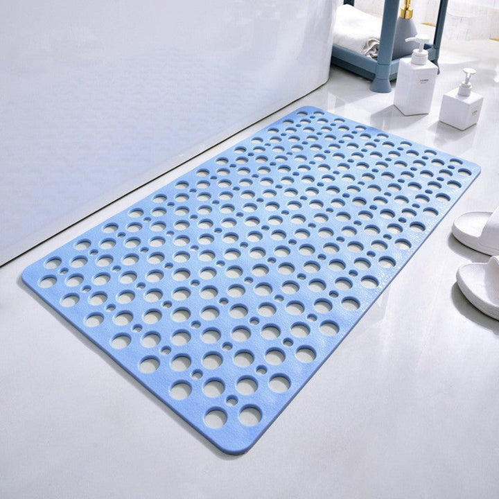 Snel aflopende antislip douchemat met zuignappen voor een veilige grip