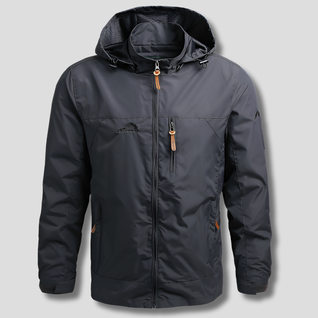 Waterdichte en winddichte outdoorjas voor heren