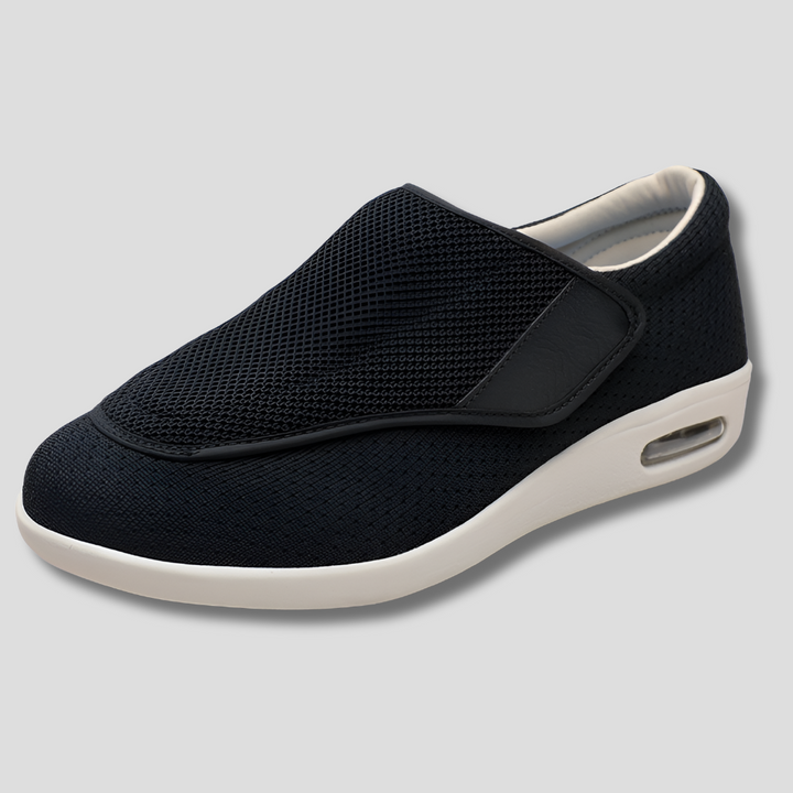 Brede diabetische schoenen voor gezwollen voeten