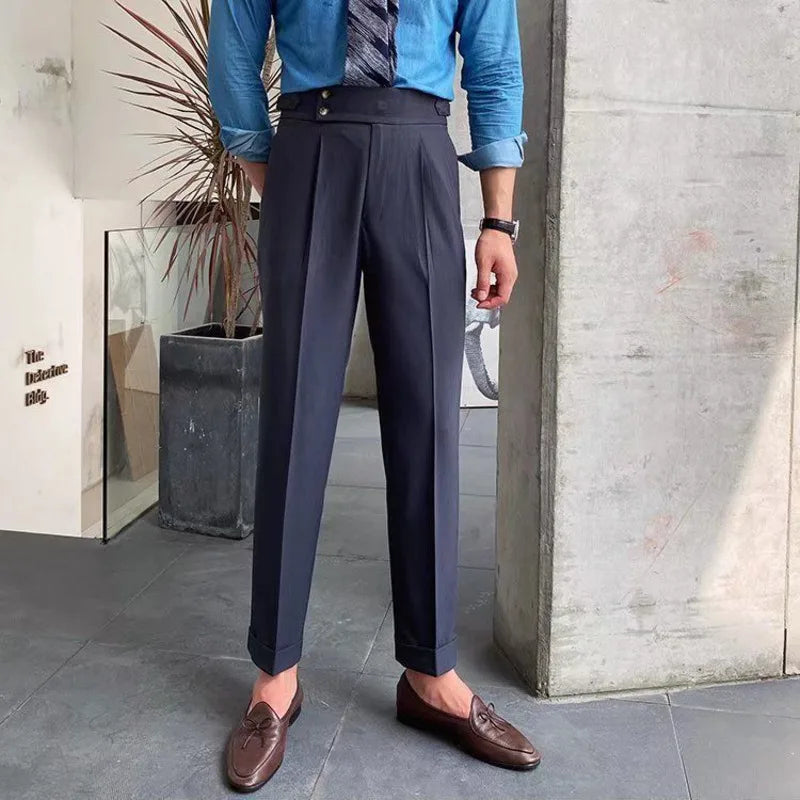Verstelbare Britse heren broek - Adam