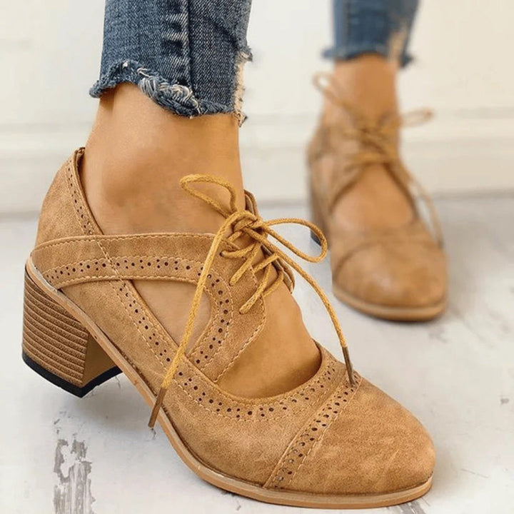 Zomerschoenen met hak voor dames