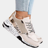 Gouden Glitter Sneakers voor Dames