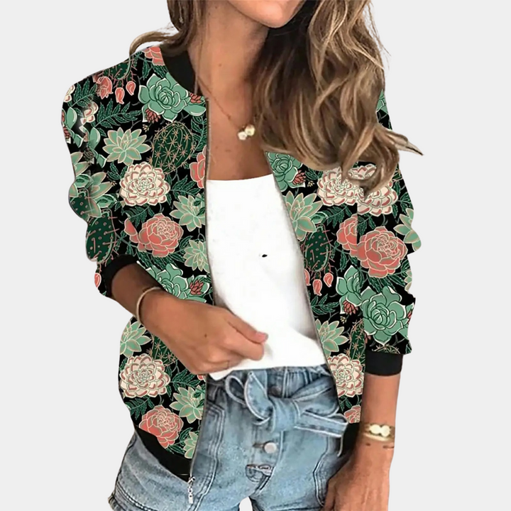 Zomerjas Dames Met Bloemen