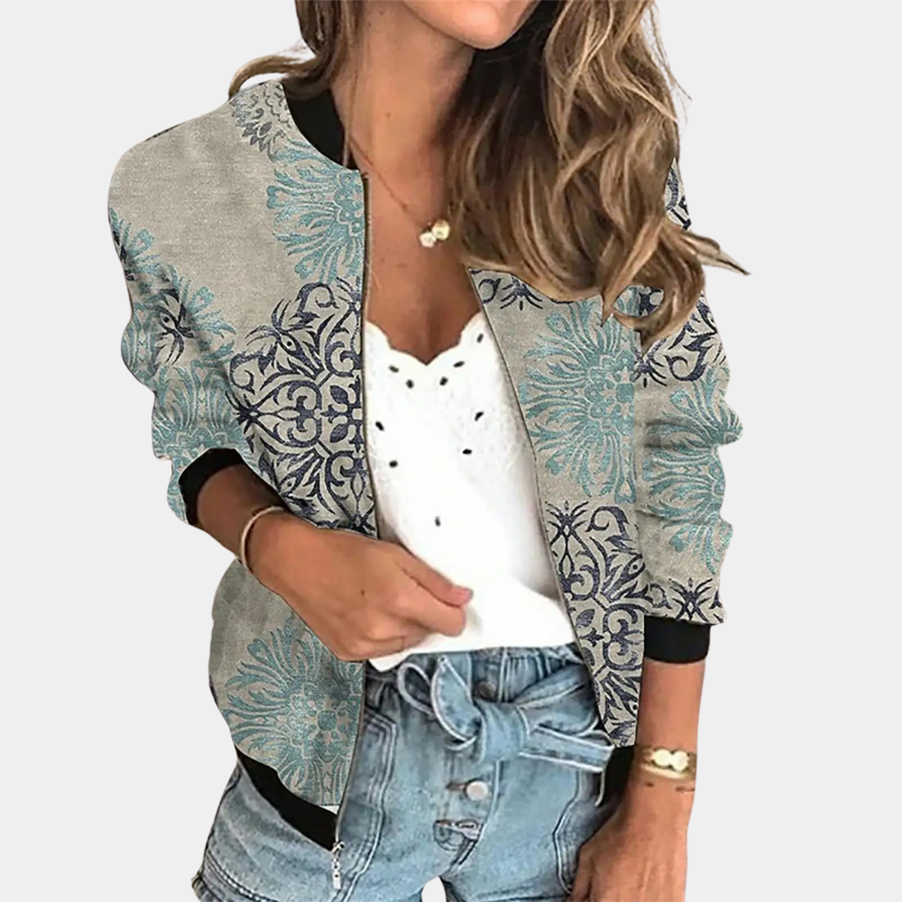 Zomerjas Dames Met Bloemen