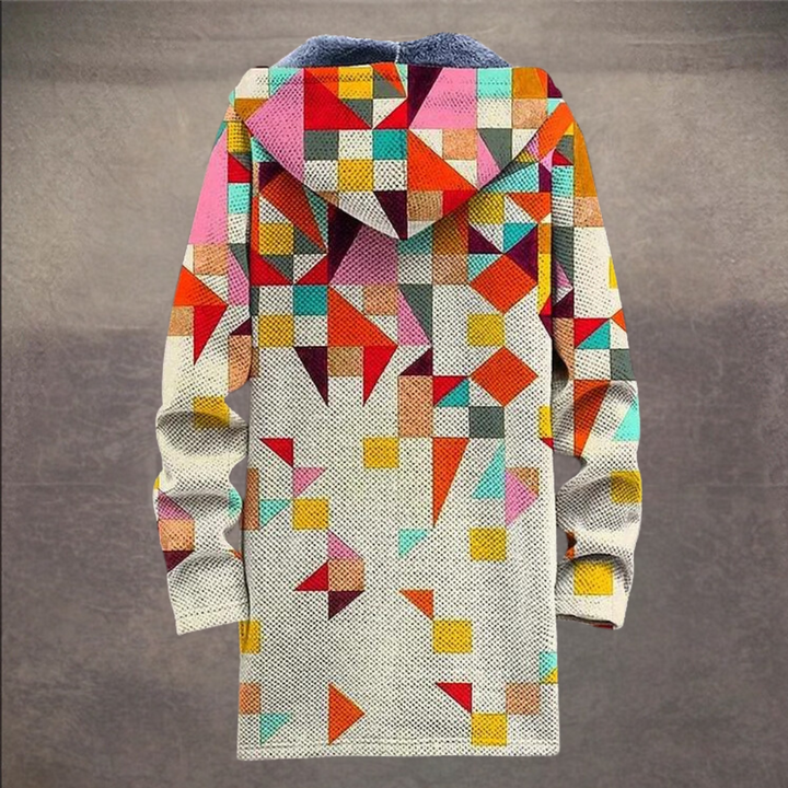 Retro Colorblock Vest voor Heren