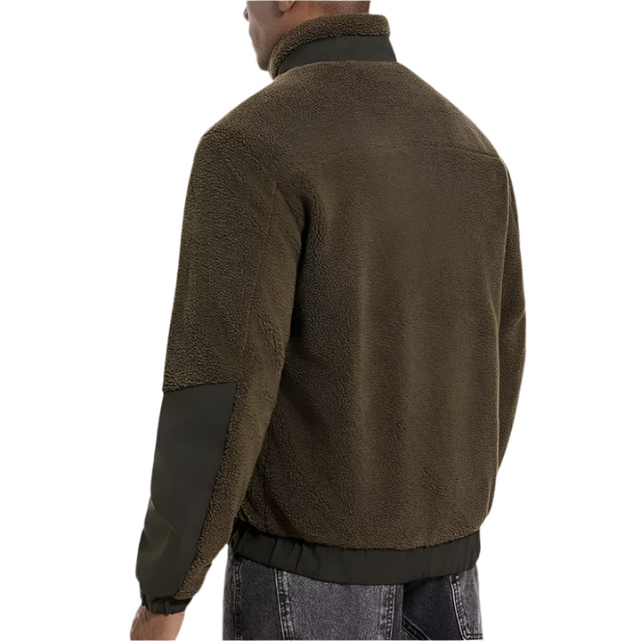 Heren Outdoor Fleecejack met Rits en Verstevigde Details