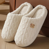 Comfortabele, zachte berenpantoffels voor dames, klaar voor de winter