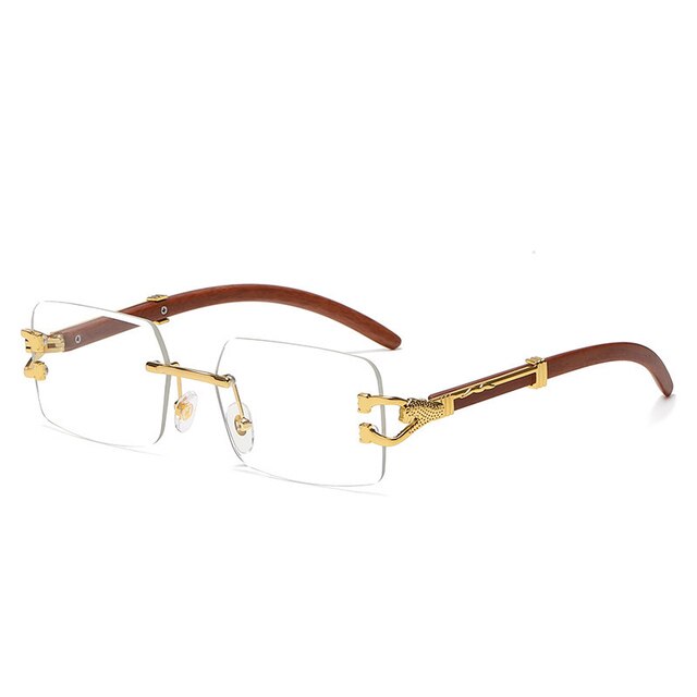 Ray - Randloze Vierkante Zonnebril met Gradient Lens