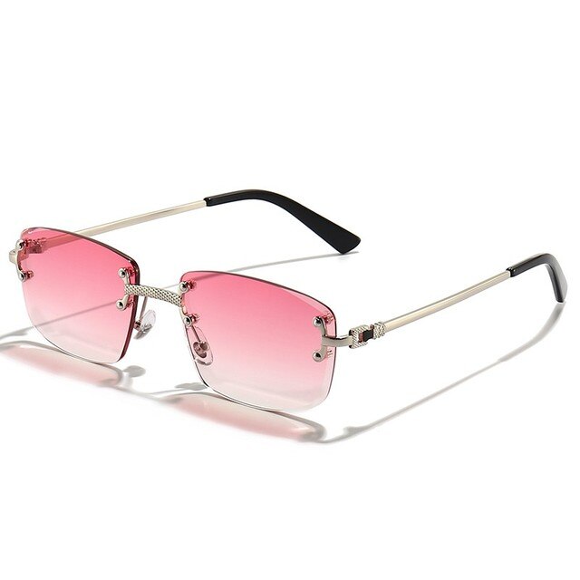 Ray - Randloze Vierkante Zonnebril met Gradient Lens