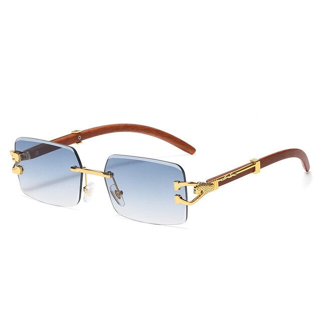 Ray - Randloze Vierkante Zonnebril met Gradient Lens
