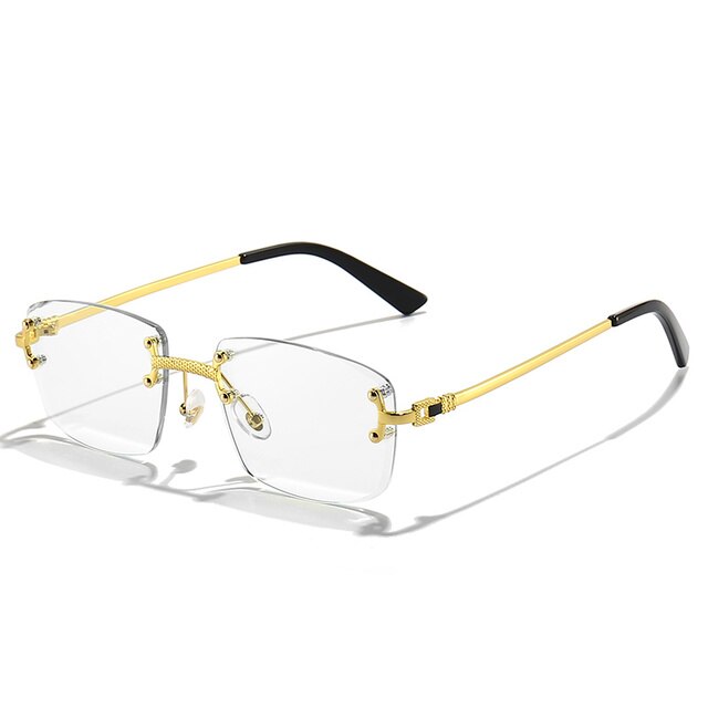 Ray - Randloze Vierkante Zonnebril met Gradient Lens