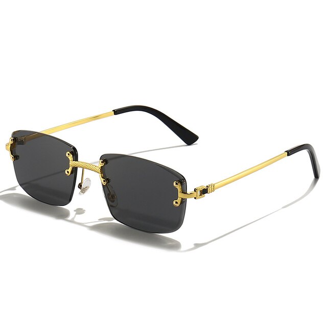 Ray - Randloze Vierkante Zonnebril met Gradient Lens