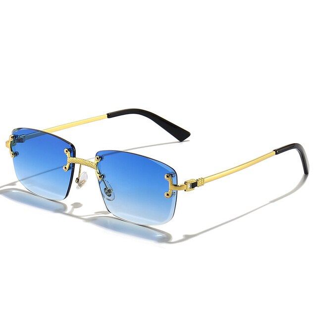 Ray - Randloze Vierkante Zonnebril met Gradient Lens
