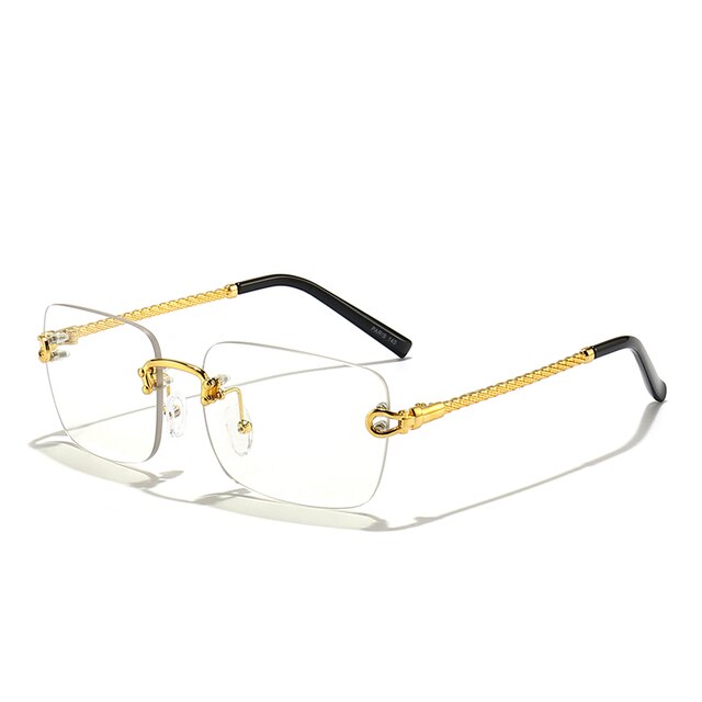 Ray - Randloze Vierkante Zonnebril met Gradient Lens