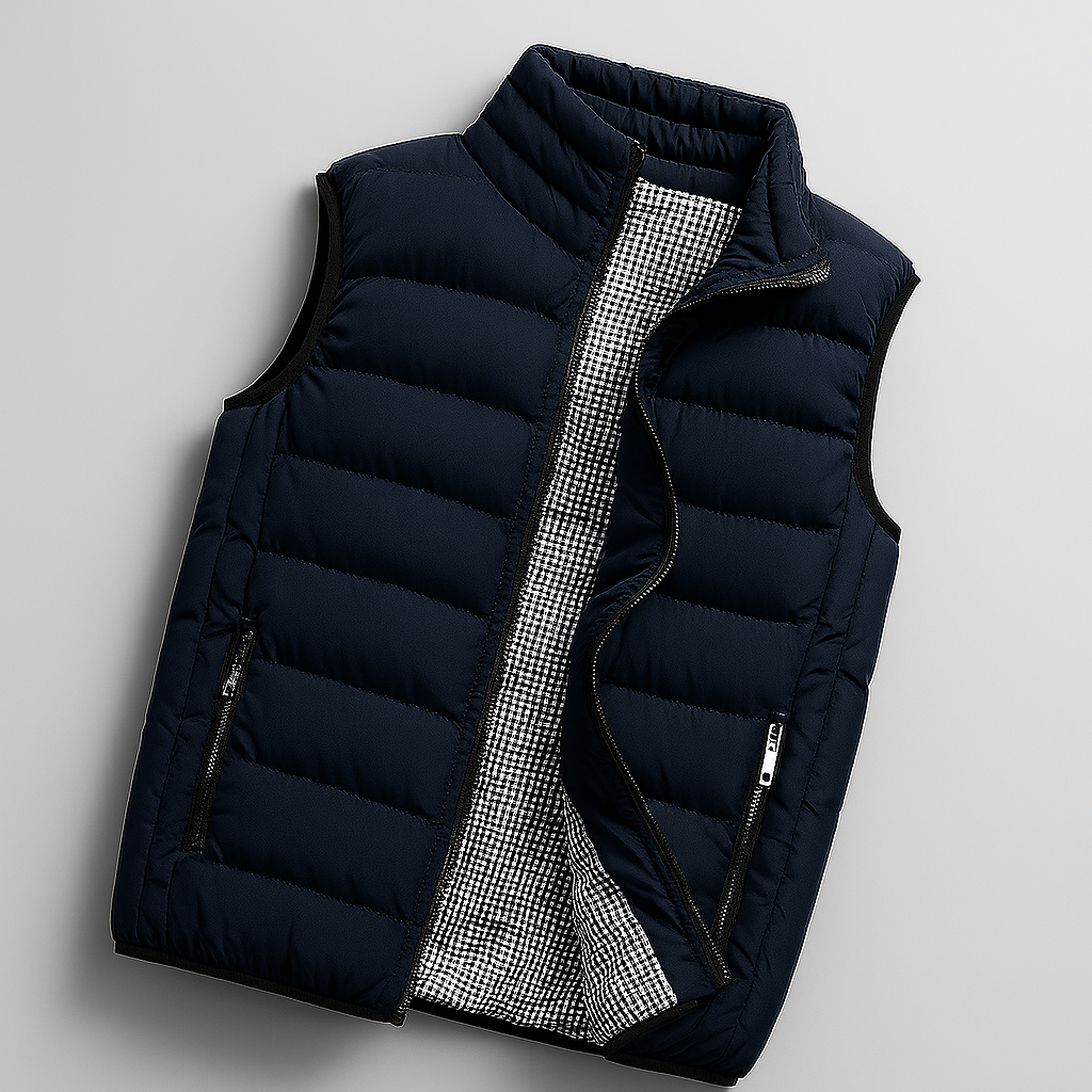 Gewatteerde lichtgewicht bodywarmer voor heren - Macky