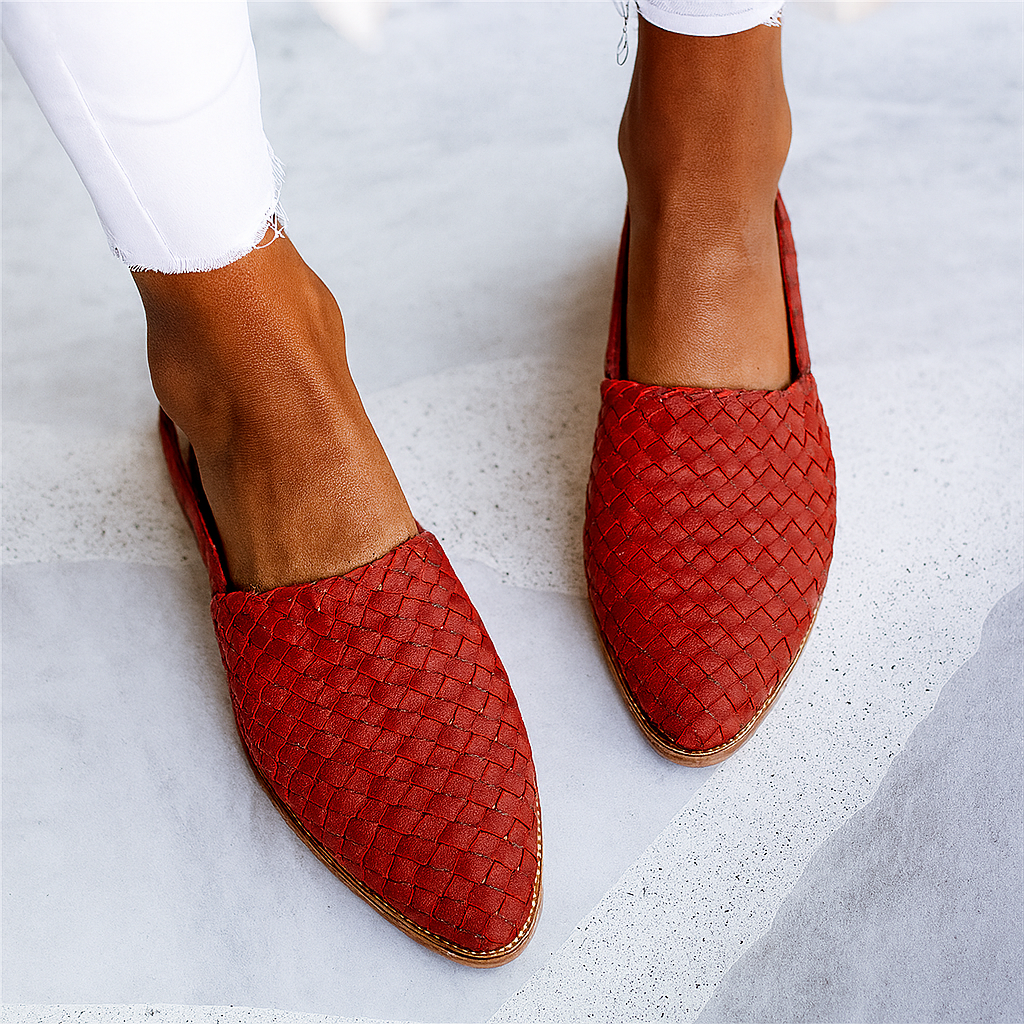 Retro Britse stijl platte sandalen
