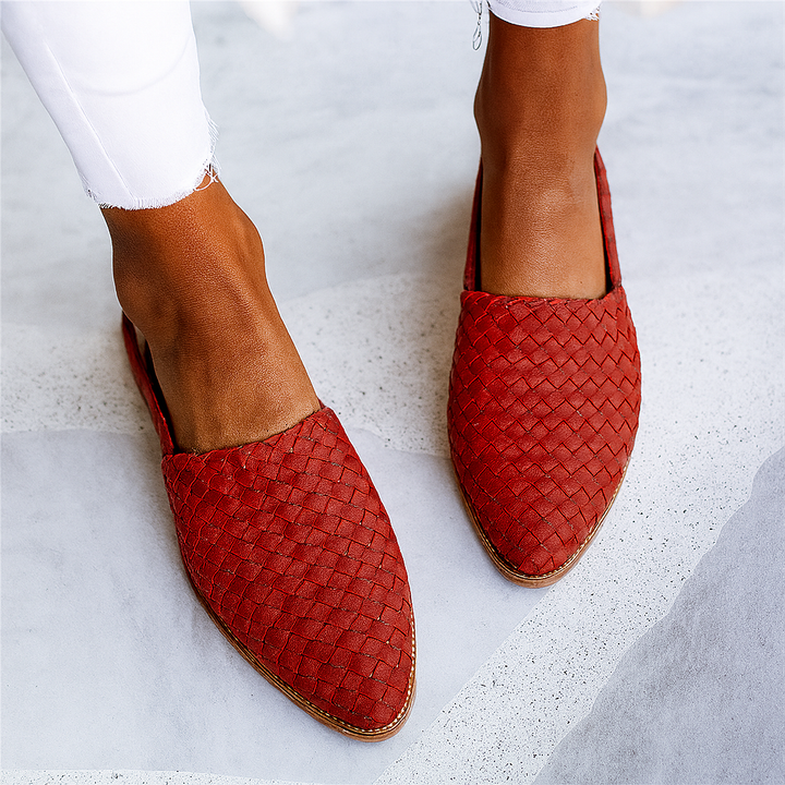 Retro Britse stijl platte sandalen