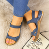 Orthopedische sandalen met verstelbare bandjes en open neus