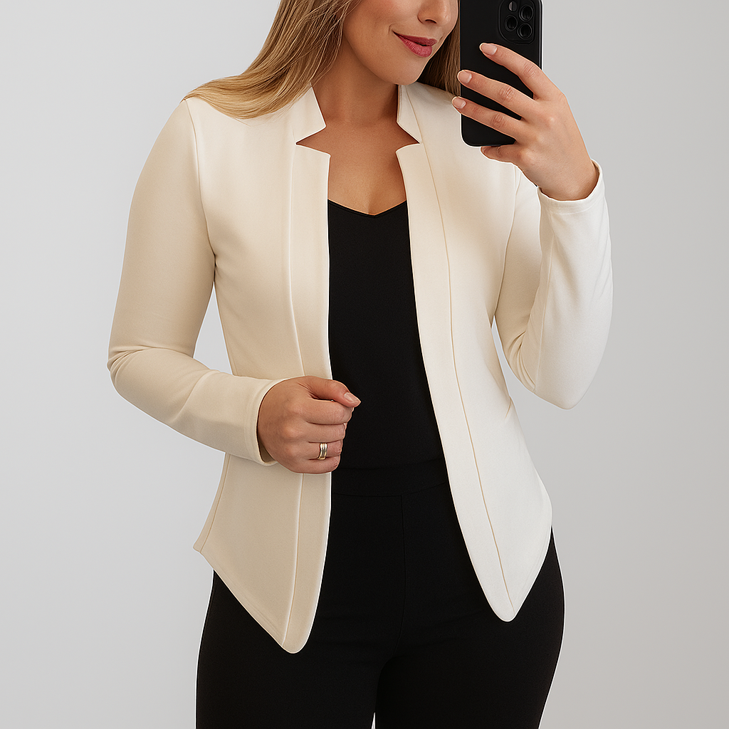 Slim Fit lichtgewicht blazer voor dames