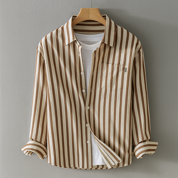 Casual stijl met lange mouwen en borstzak