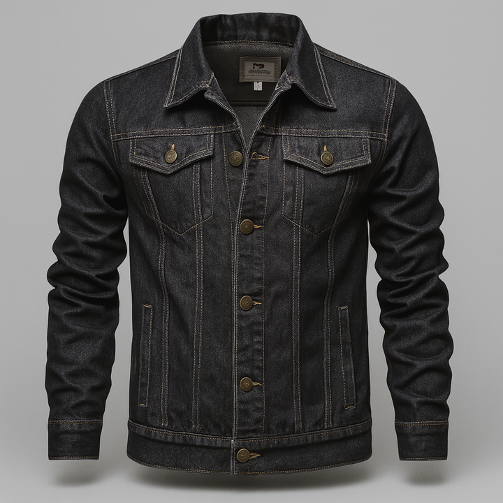 Denim truckerjack voor heren