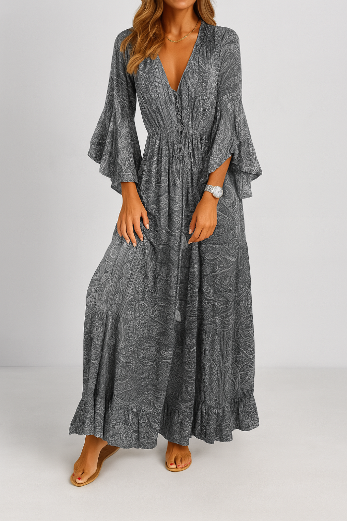 Bohemian maxi-jurk voor dames