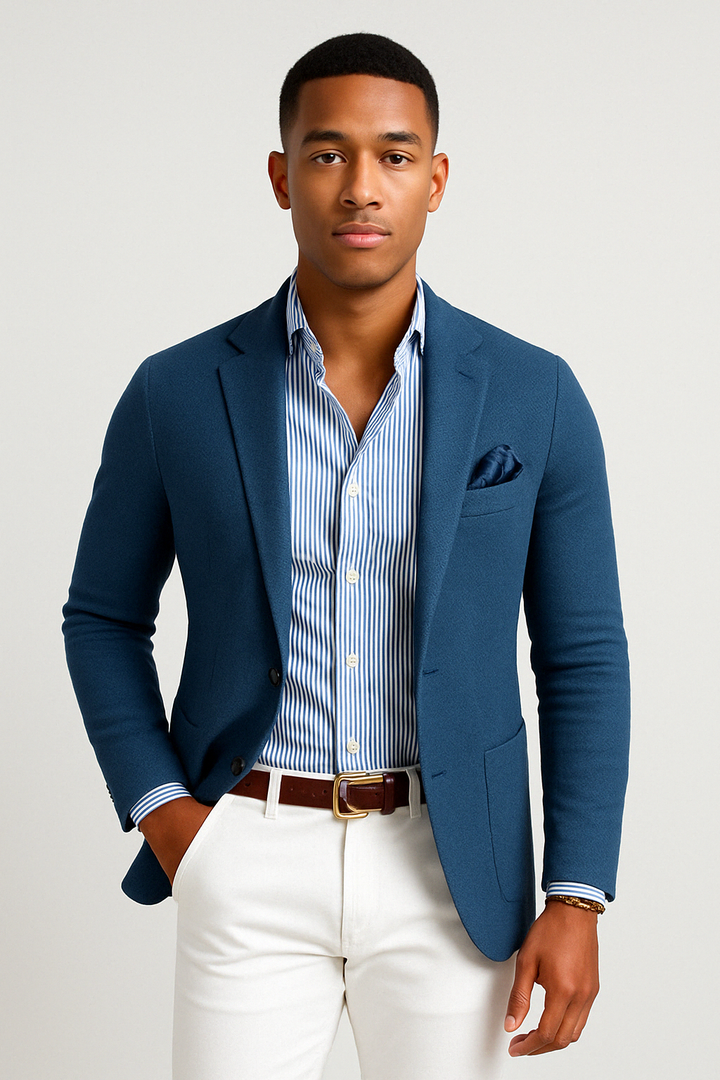 Stijlvolle Herenblazer met Casual Klepzakken - Dan